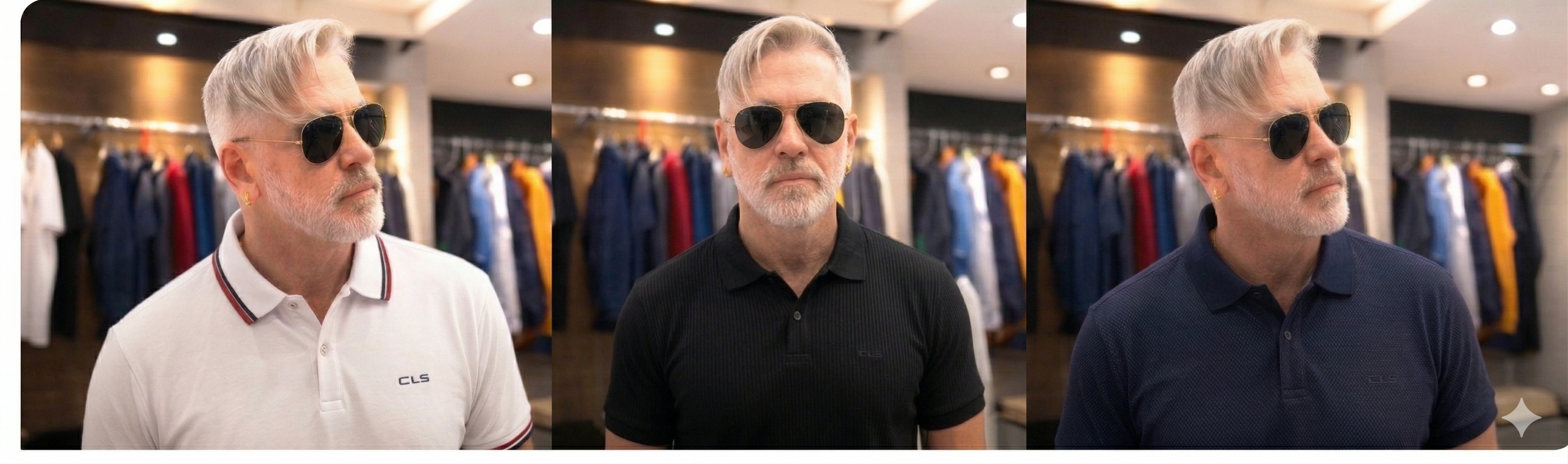 Camisetas Polo Clássicas Giorgio Bianco e CLS