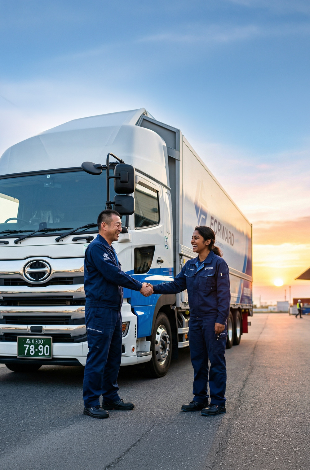 物流センター スマートフォン