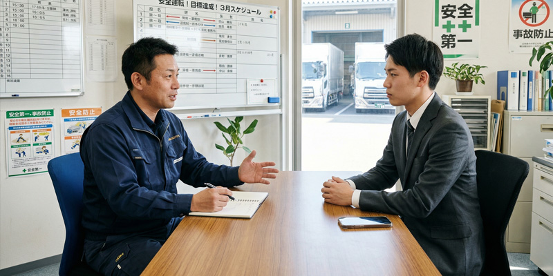 面接の第一声は「休みありますか?」