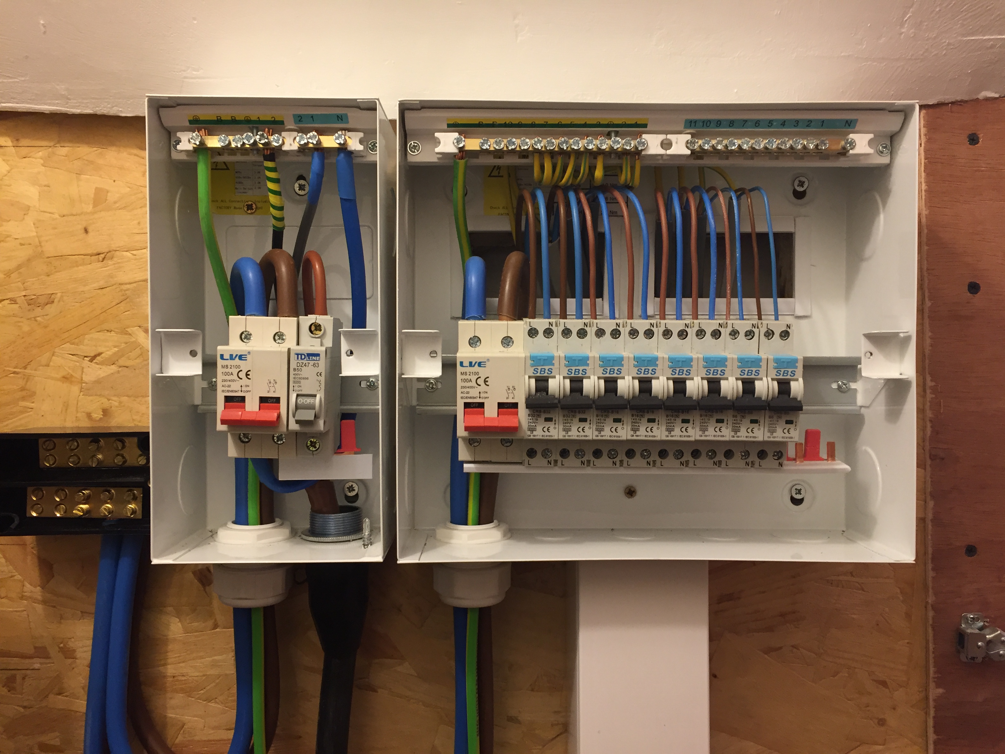 Residential electrical wiring work West London