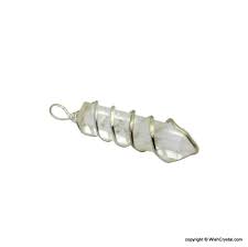 Quartz - Pencil Wire Wrapped Stone