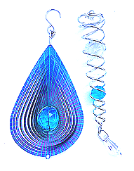 Tear Drop Blue