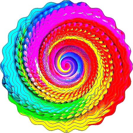 Mandala - Rainbow Spiral