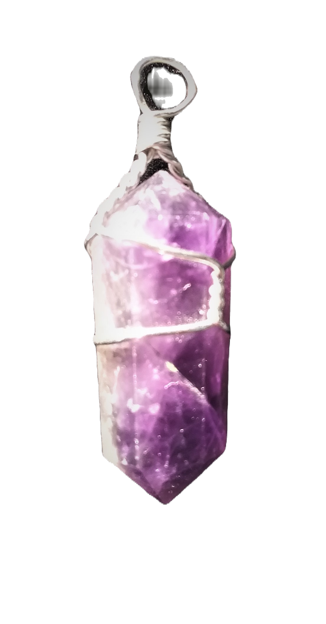 Amethyst - Pencil Wire Wrapped Stone