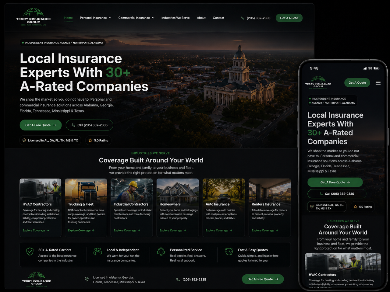 Website Design & Development example 1