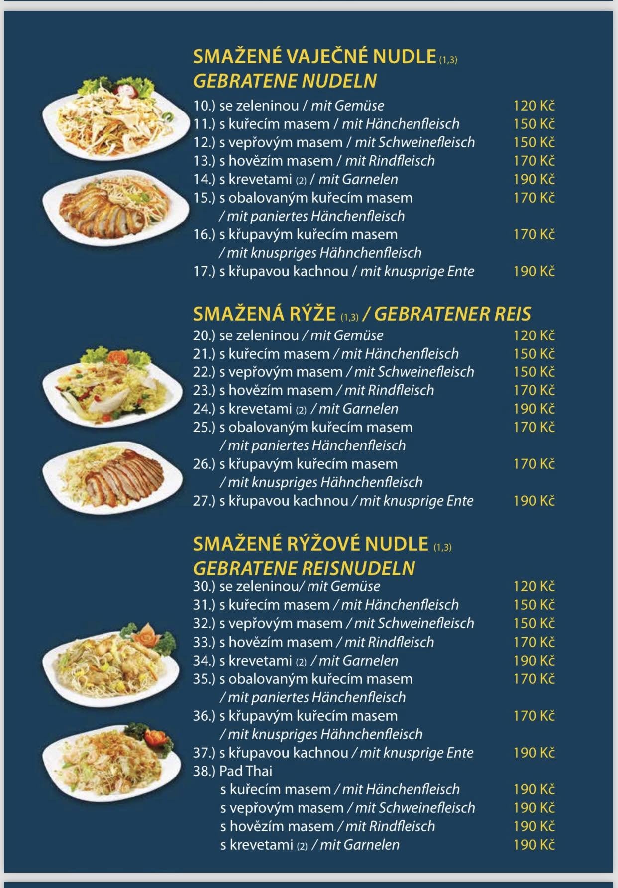 Hlavní jídlo Duc Thinh