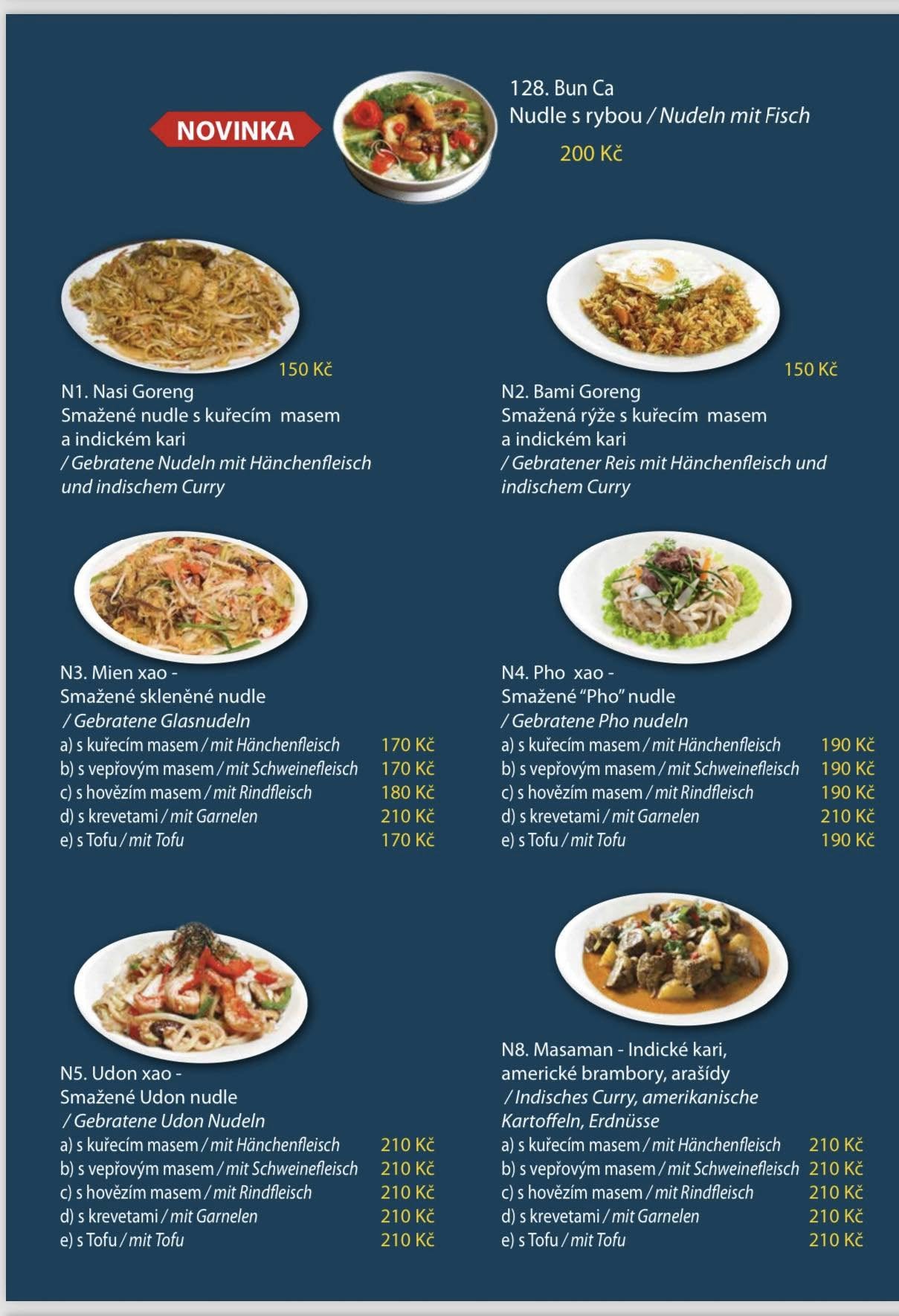 Hlavní jídlo Duc Thinh