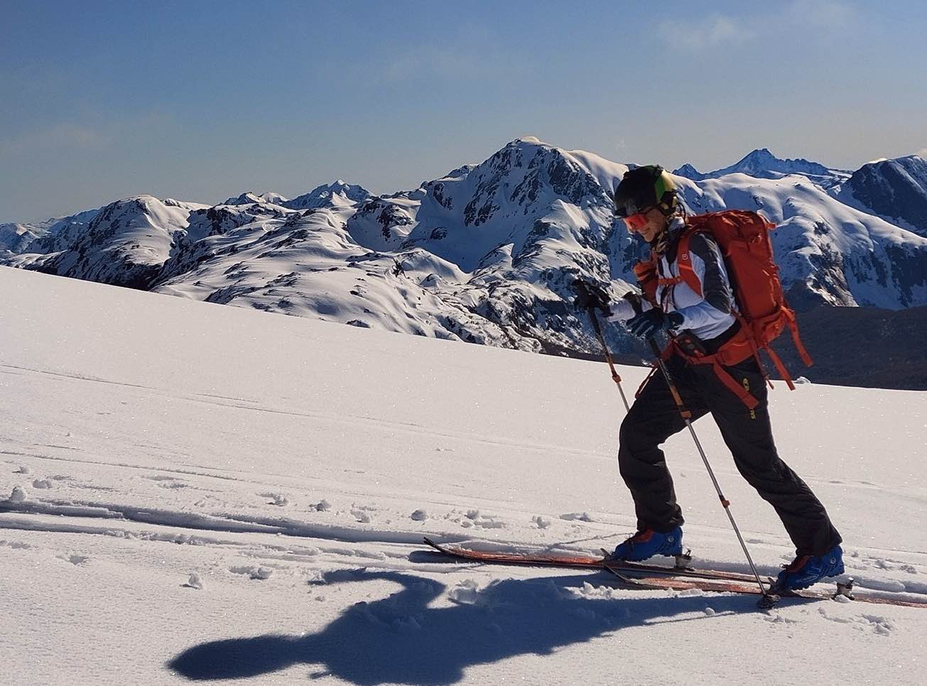 Ale De Bernardi en Cerro Tronador