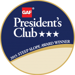 GAF President's Club Award - Florida Roof Tech Miami