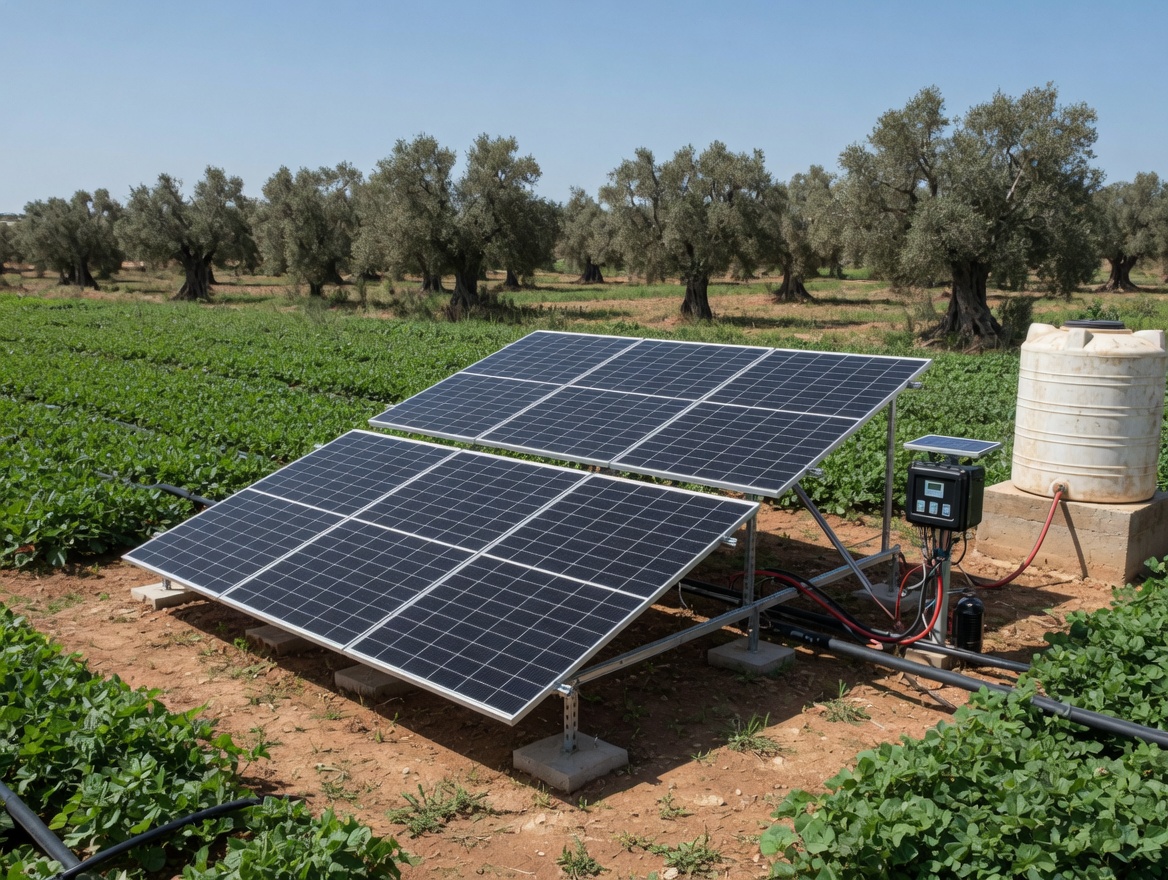 Pompage solaire agricole Cap Bon — BVE Bio Vision Energy