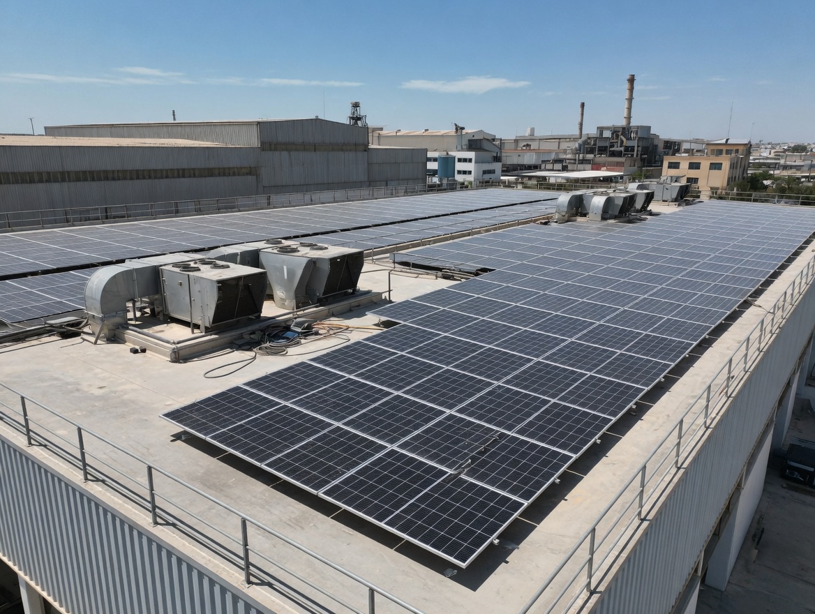 Entrepôt industriel solaire Tunisie — BVE Bio Vision Energy
