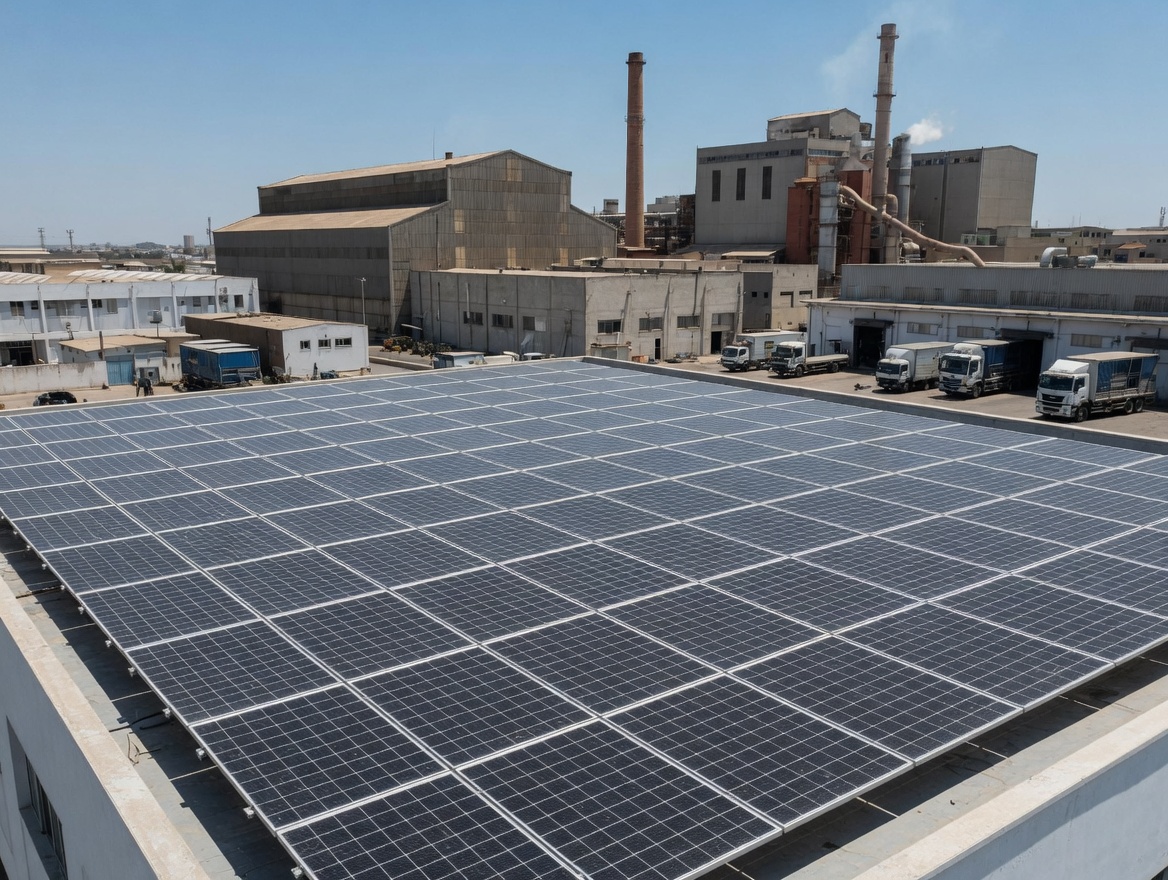 Site industriel solaire — BVE Bio Vision Energy
