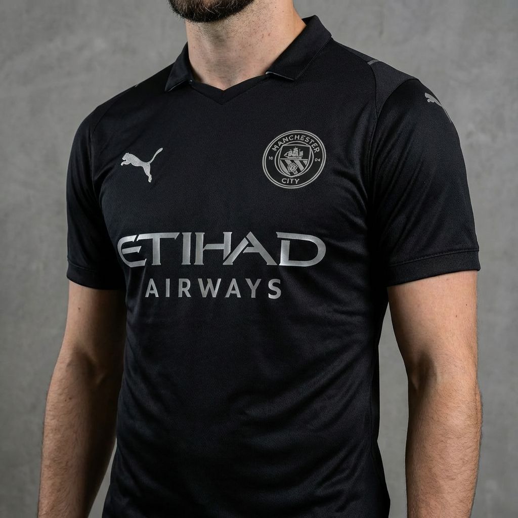 Camisa Manchester City II 25/26 - Torcedor Puma Masculina All Black 7