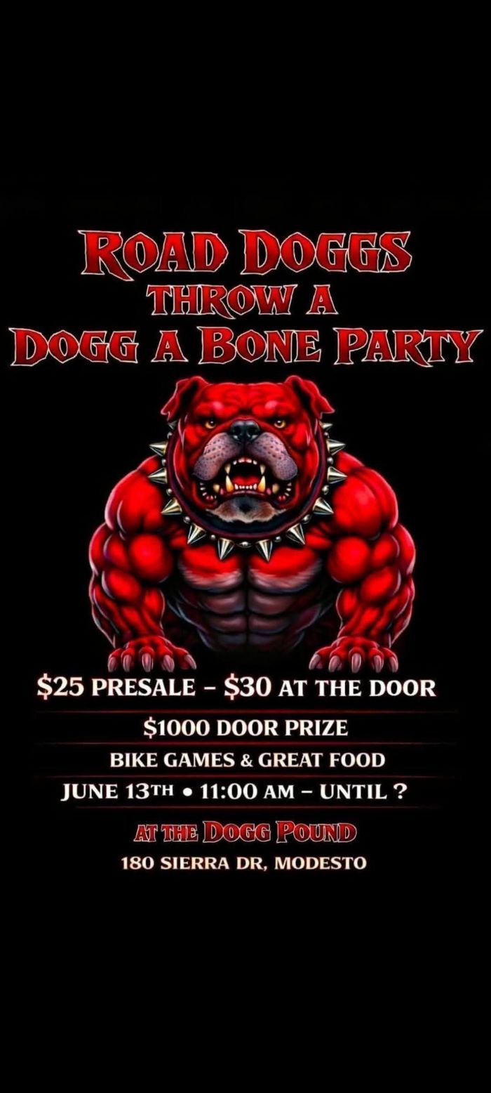 Road Dogg's Throw a Dogg a Bone Party flyer
