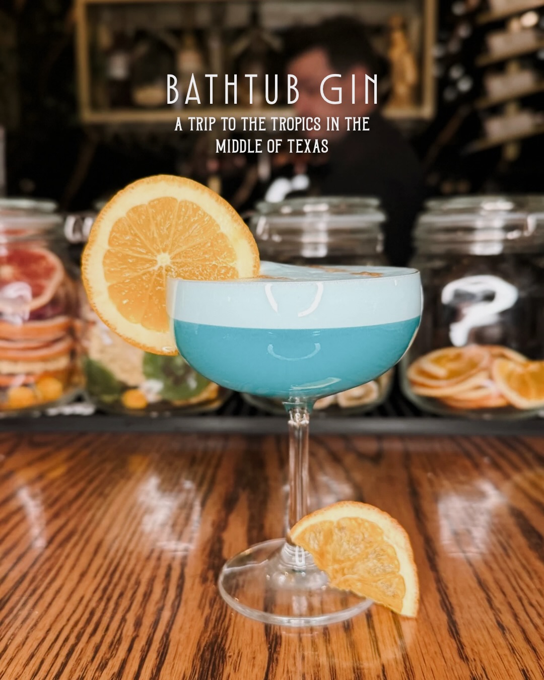 Alibi cocktail presentation