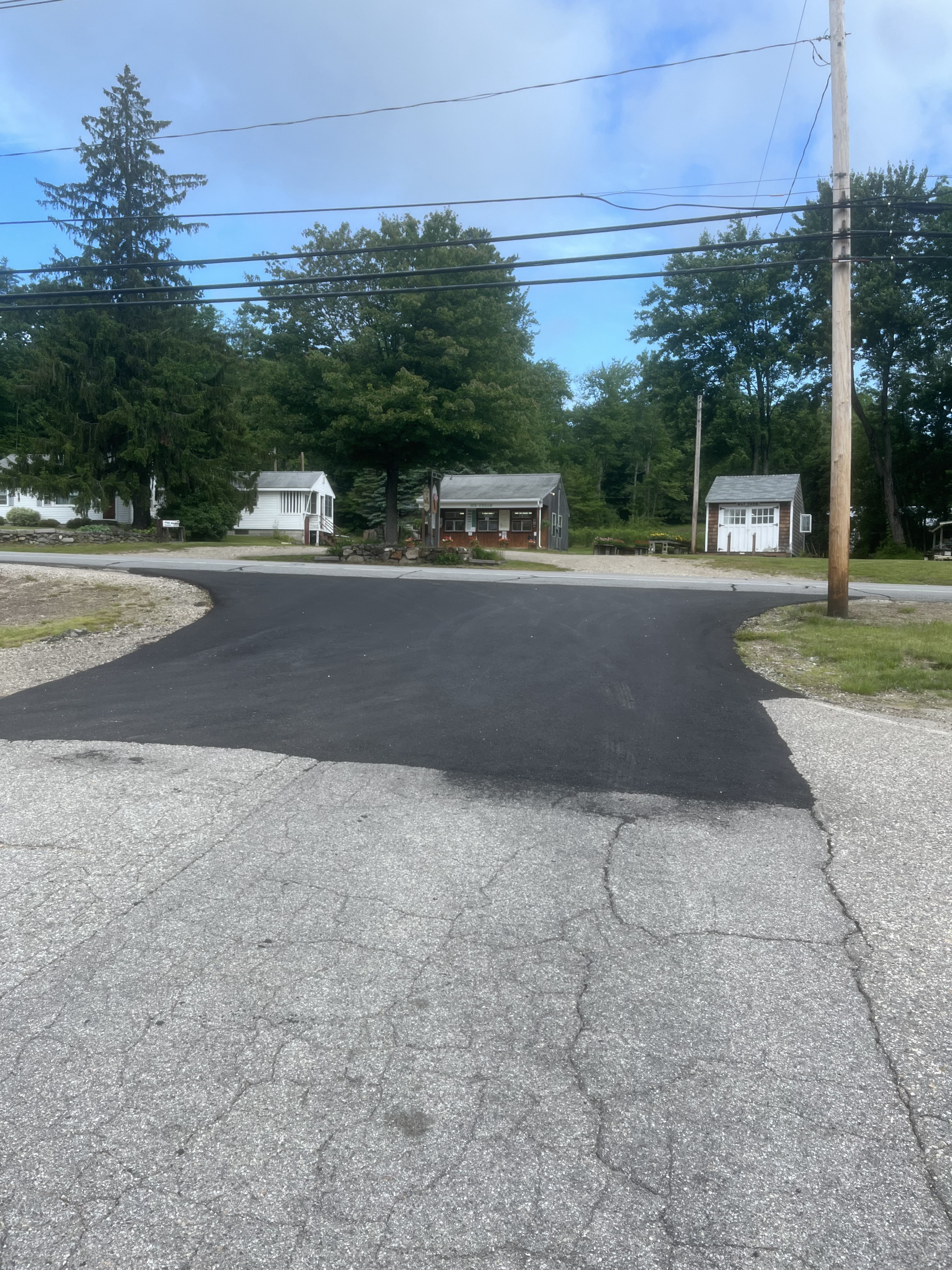 Private road paving project — roadway repair and resurfacing