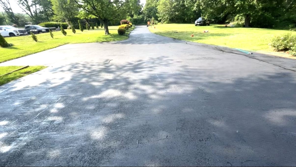 Private road paving project in Boxford, MA