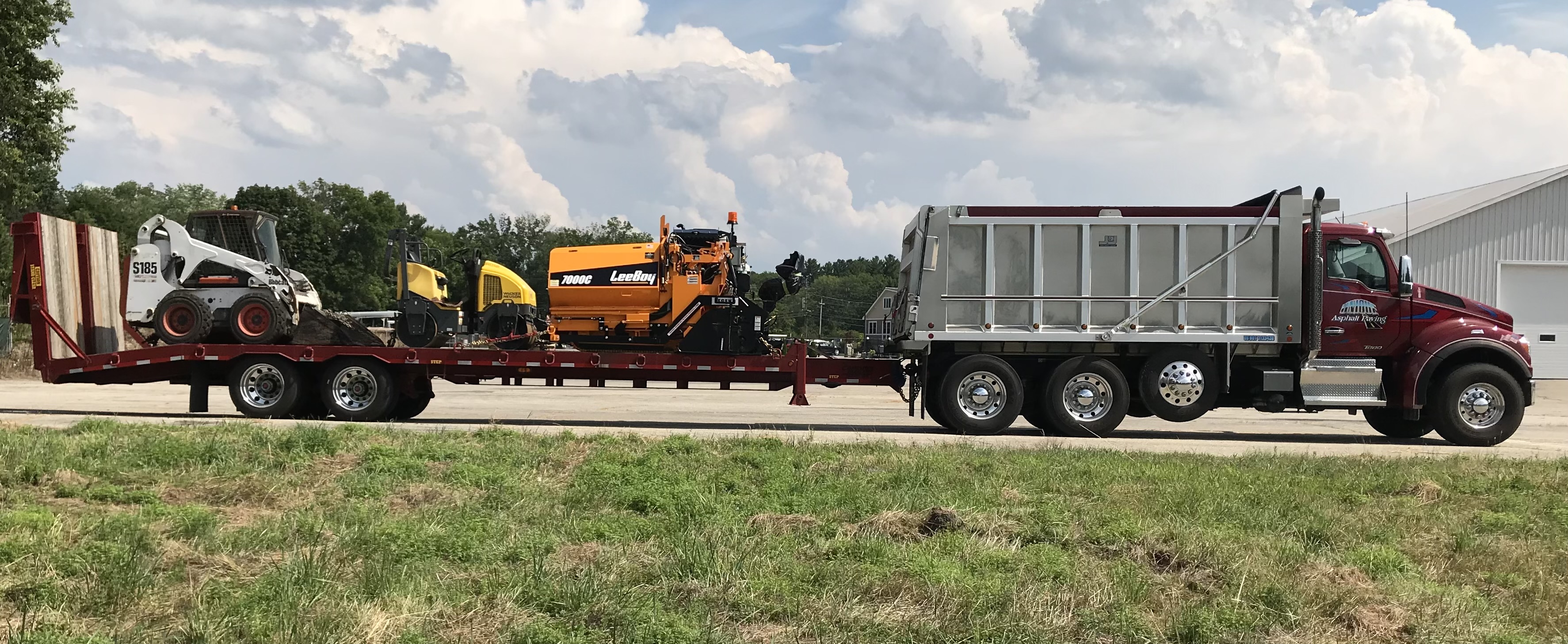 Unique Asphalt Paving truck and equipment