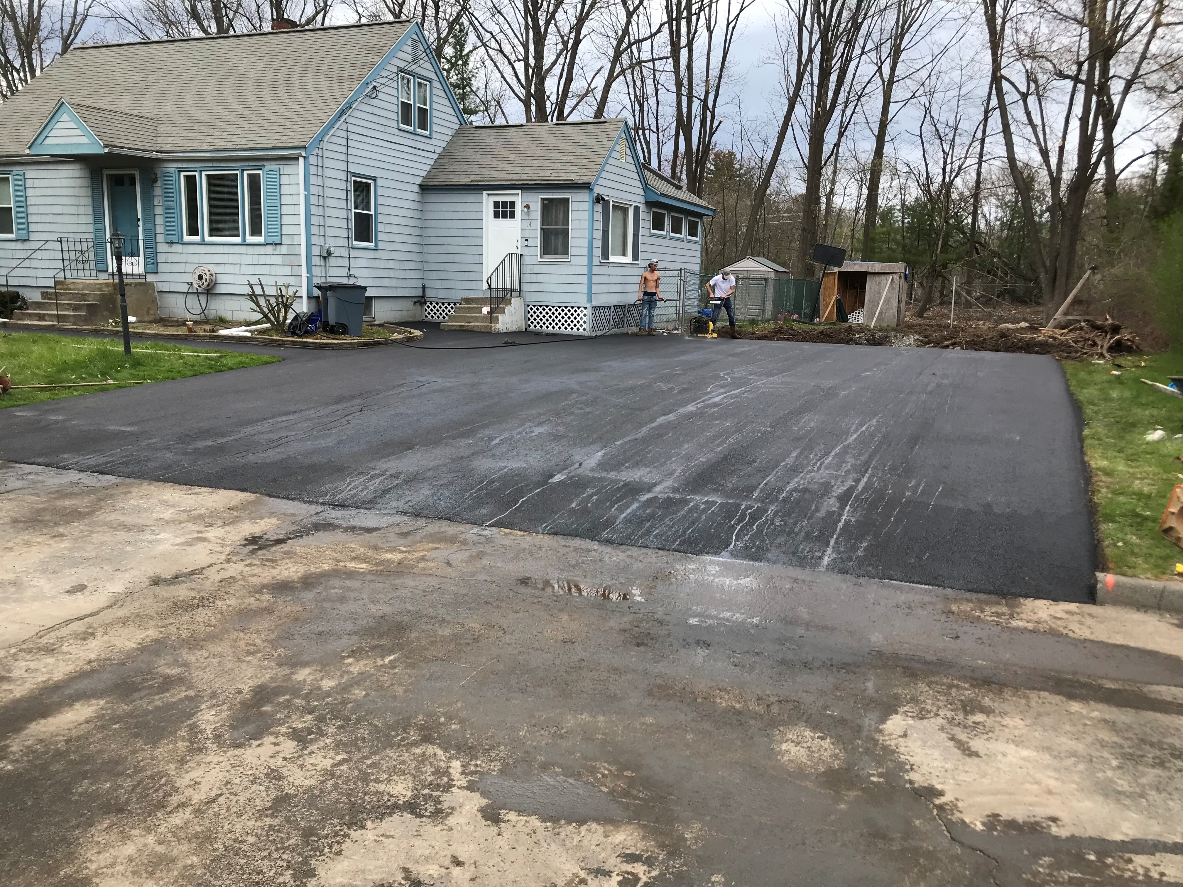 Professional asphalt paving services in Massachusetts