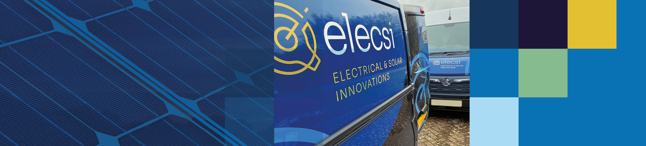 ELECSI electrical and solar van ELECSI electrical and solar installation van serving Suffolk and surrounding areas