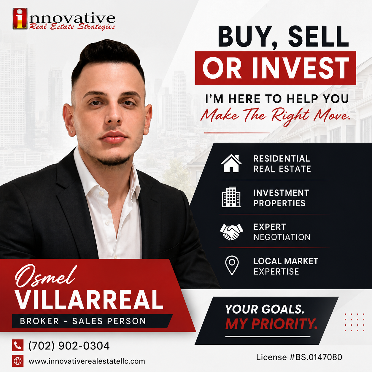 Osmel Villarreal - Nevada Broker-Salesperson