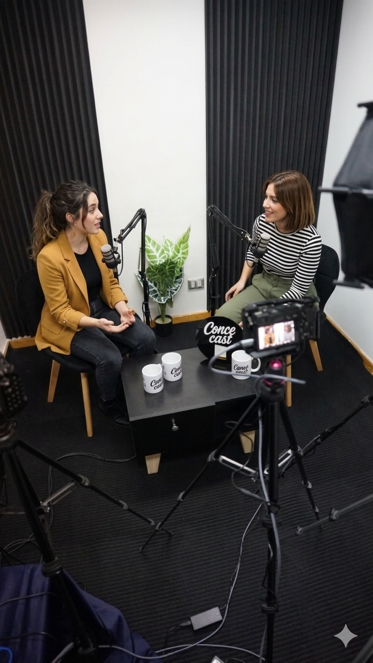 Estudio ConceCast - Vista principal