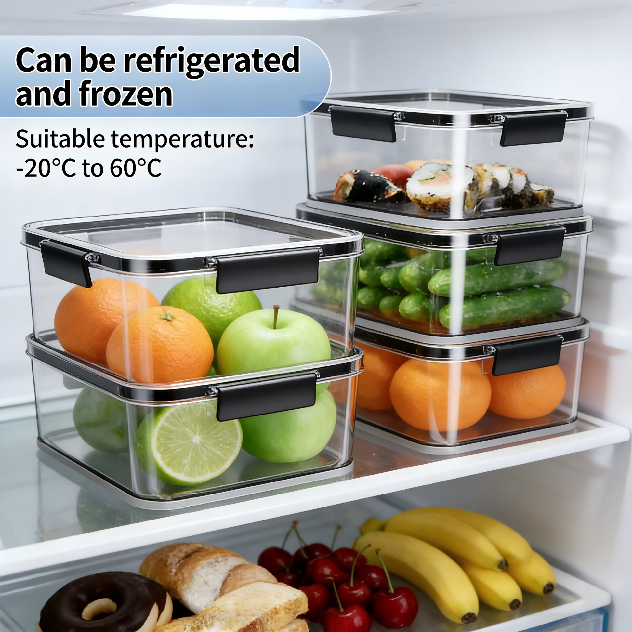 Multi-functional Storage & Food storage container Detail 3