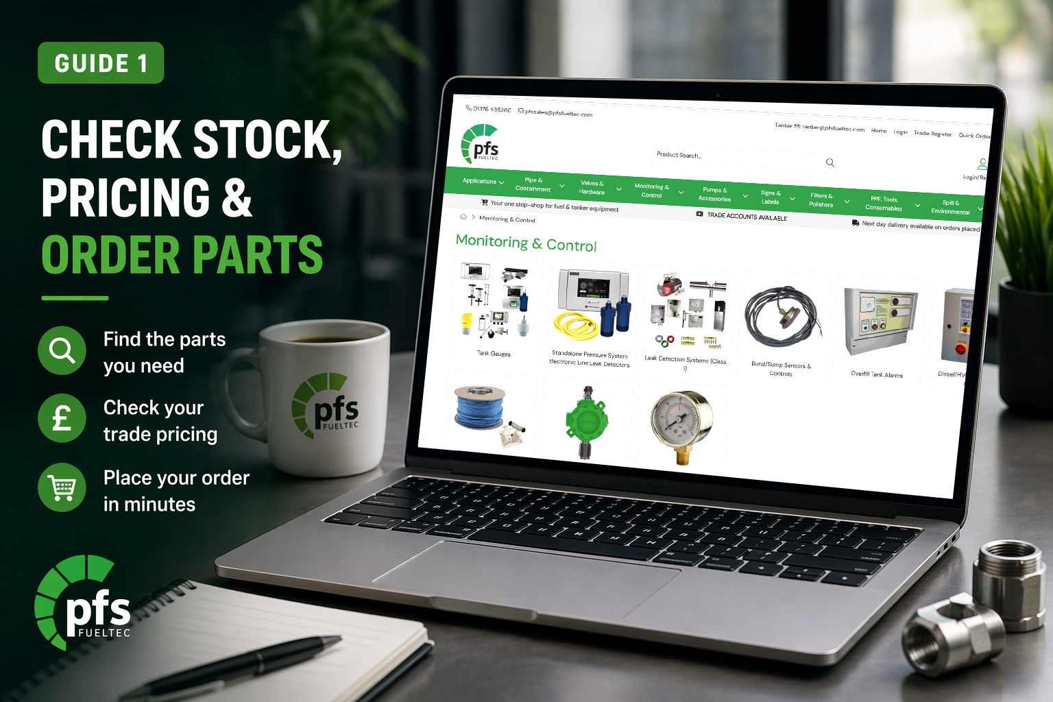 How to Check Stock, Pricing & Order Parts