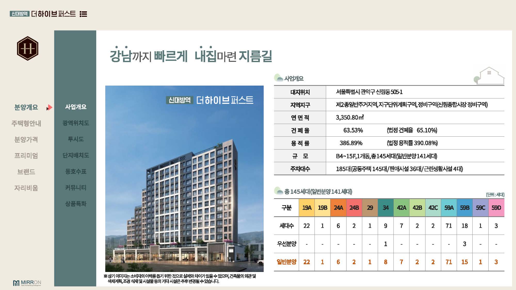 신대방역 더하이브퍼스트 안내자료 2