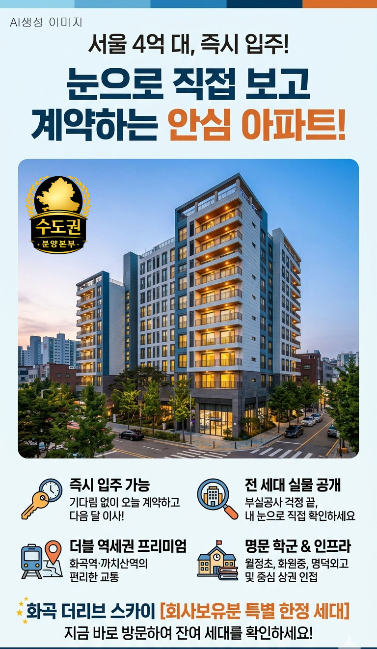화곡역 더리브 스카이 안내자료 1