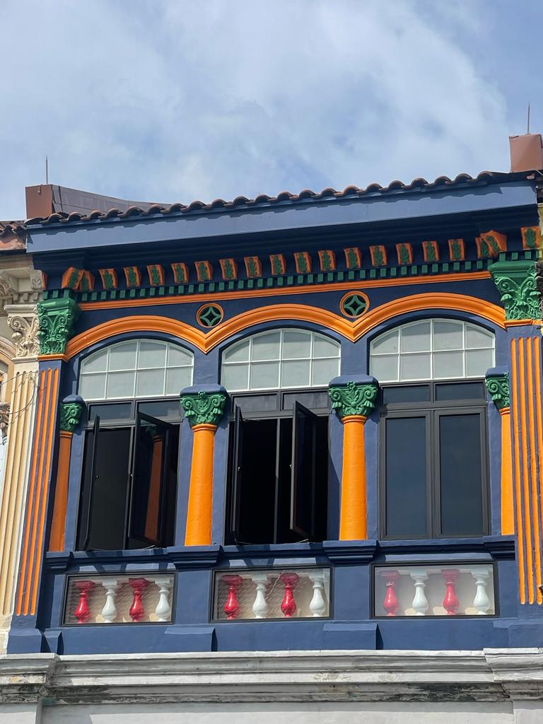 Heritage Window Restoration with Pre-War Materials glass installation project in Singapore