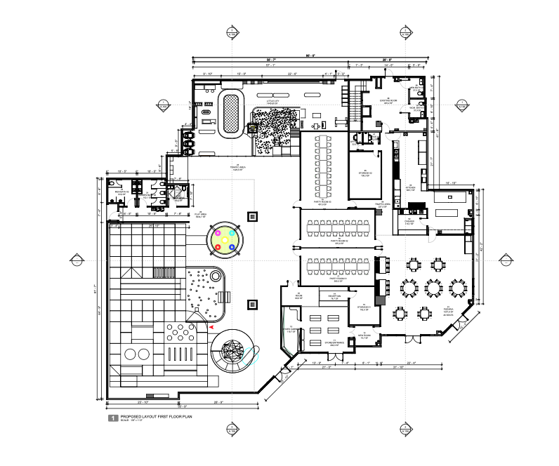 Pompano Beach, FL — Proposed Layout First Floor Plan