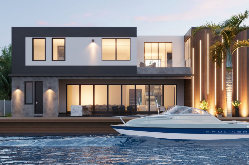 Lighthouse Point, FL — Fachada Vista 4