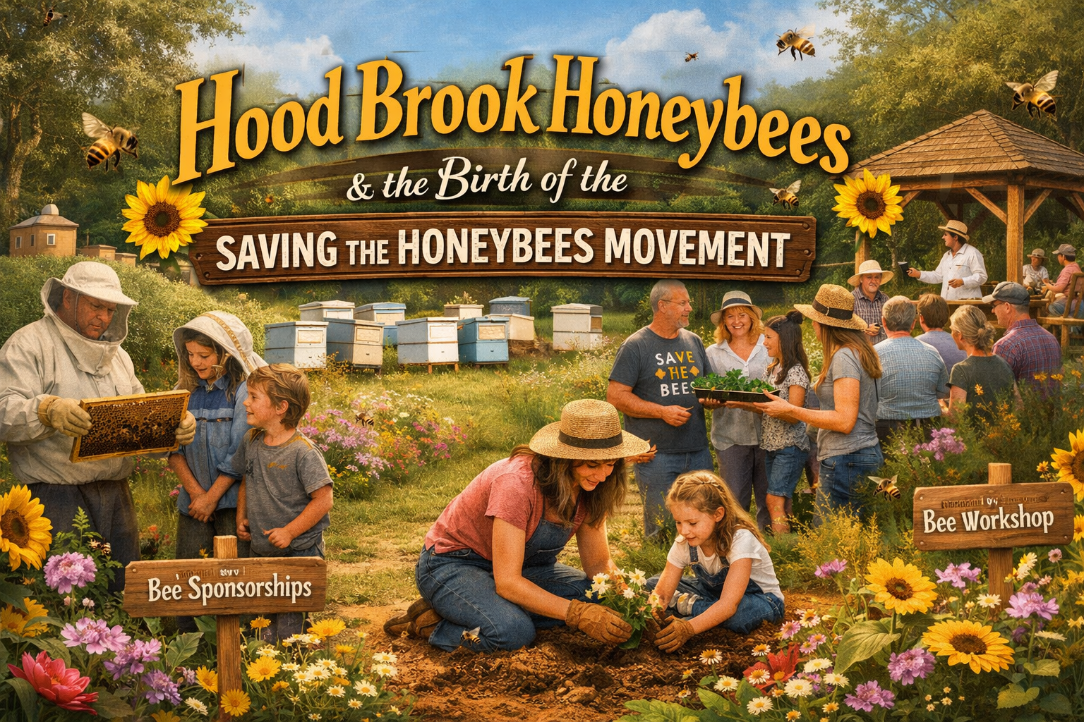 Hood Brook Honeybees & the Birth of the Saving the Honeybees Movement