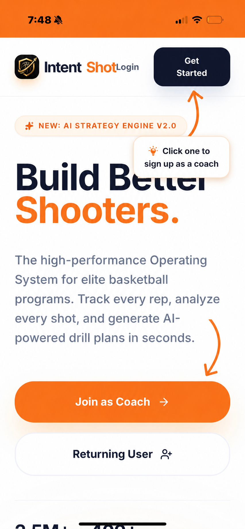 Create Your Coach Account