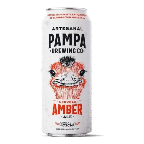 Cerveza Pampa Amber Lata