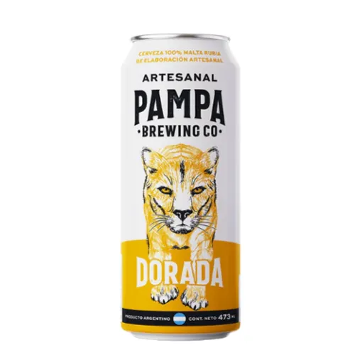 Cerveza Pampa Dorada Lata