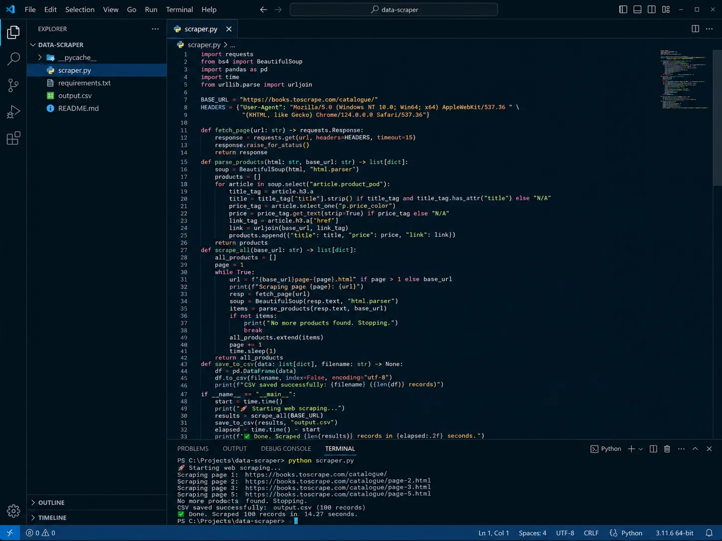 Data Scraping Automation - Automation