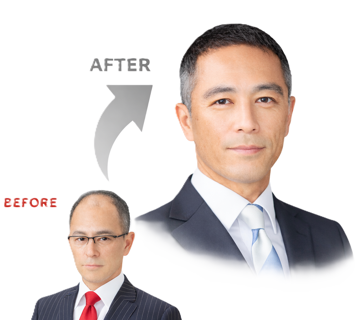 植毛ビフォーアフター