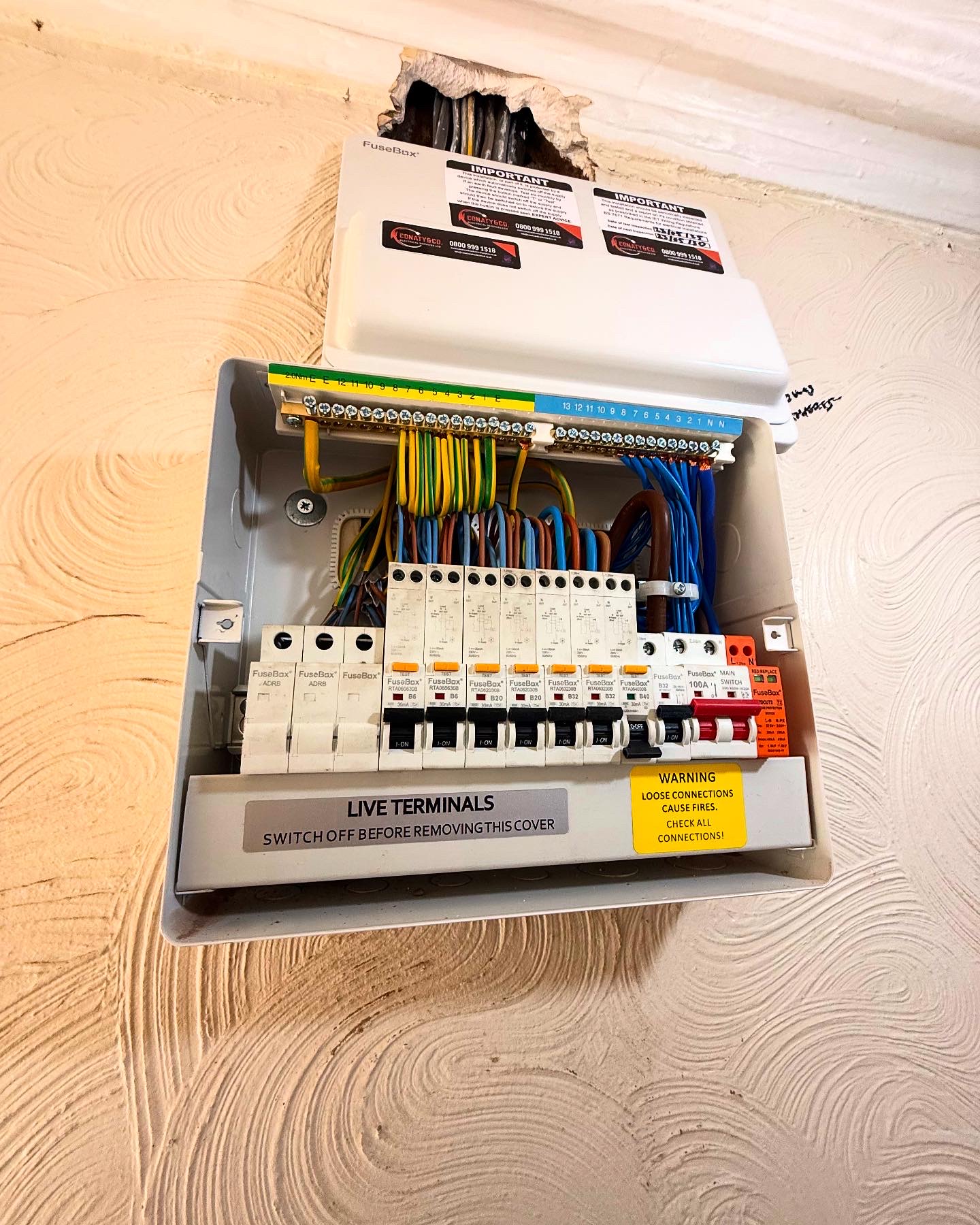 Electrical testing and certification work