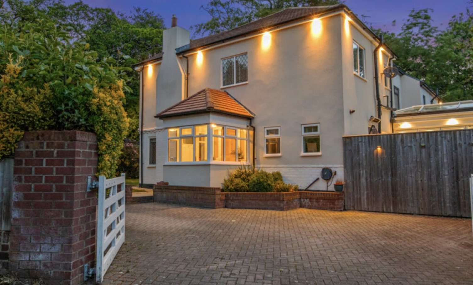 Professional electrical installation detail