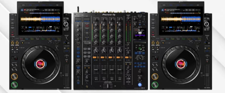 ALPHATHETA CDJ 3000X EL PAR + DJM A9 - Cabinas Completas