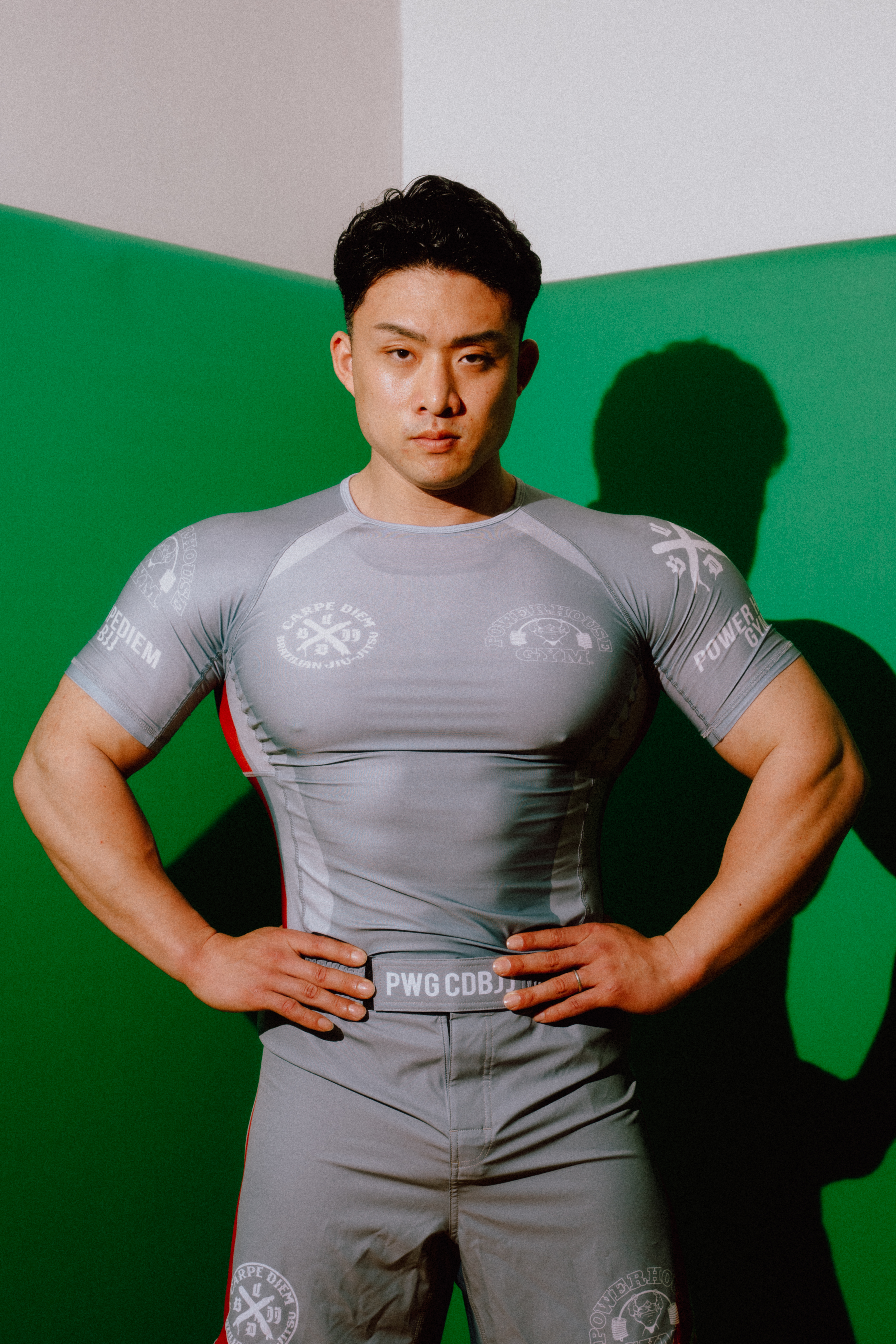 PHG x CDBJJ RASH.G H/S GRAY