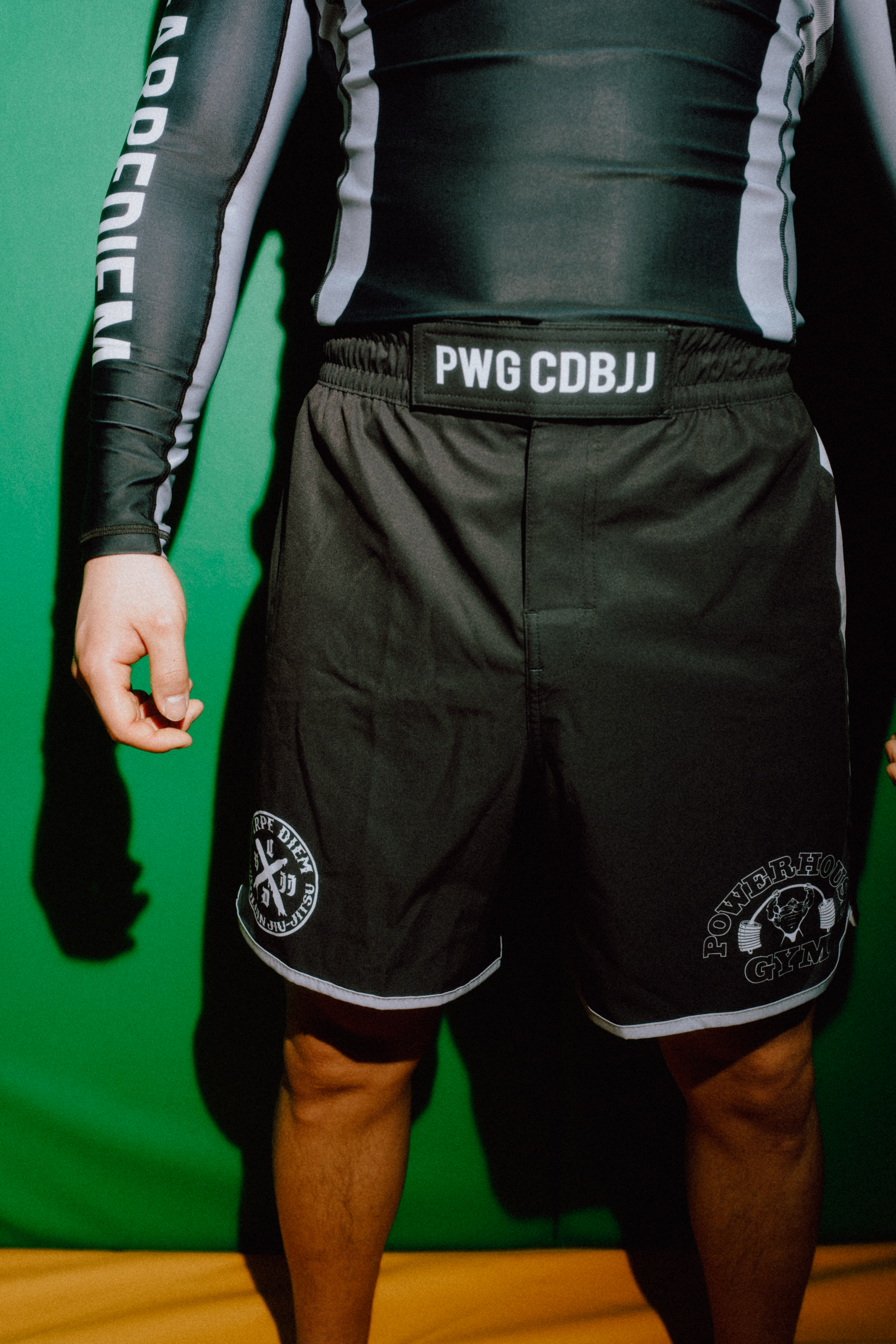 PHG x CDBJJ FIGHT SHORTS BLACK