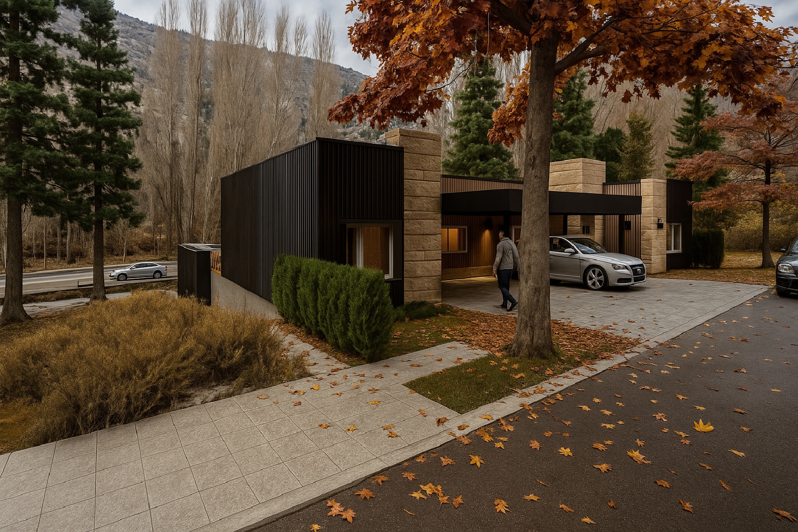 Vivienda en Loteo del Sol - Detalle construcción
