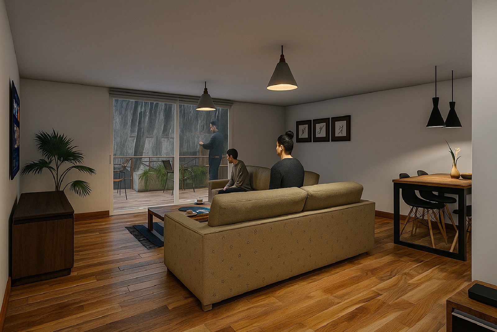 Vivienda en Loteo del Sol - Exterior lateral