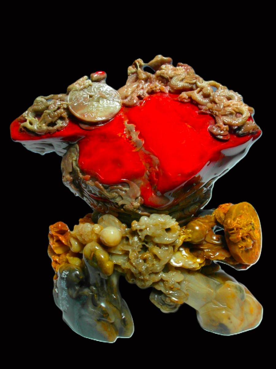 巴林雞血石印章