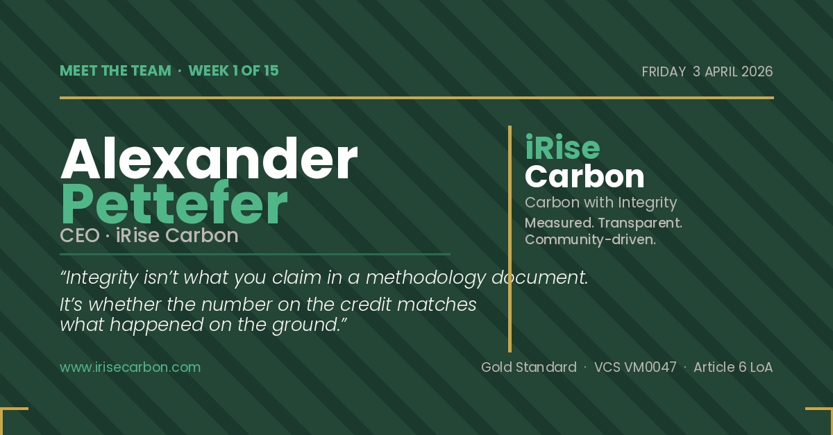 Meet Alexander Pettefer — CEO of iRise Carbon