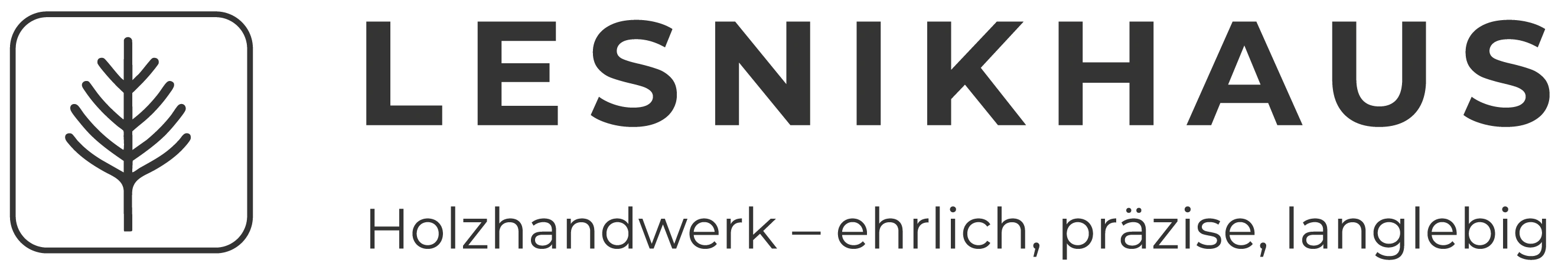LESNIKHAUS Zimmerei & Holzbau – Logo