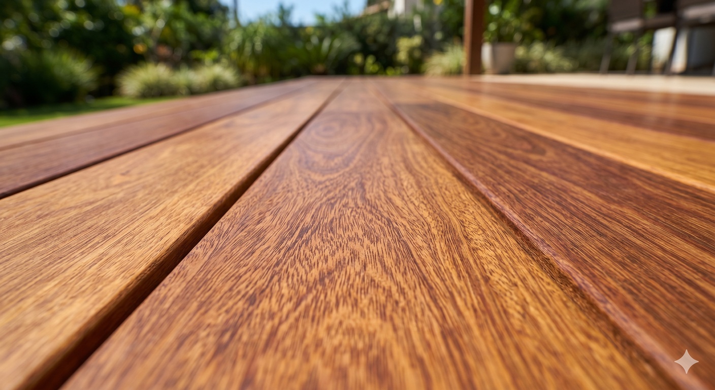 Cumaru Terrassendielen – Detailaufnahme